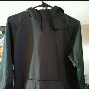 Gray Nike hoodie